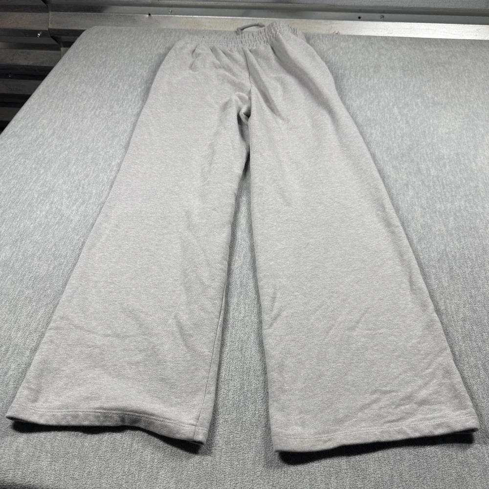 Wild Fable Pants Women S Gray Sweatpants‎ Wide Leg Lounge Fleece Pajamas Cozy